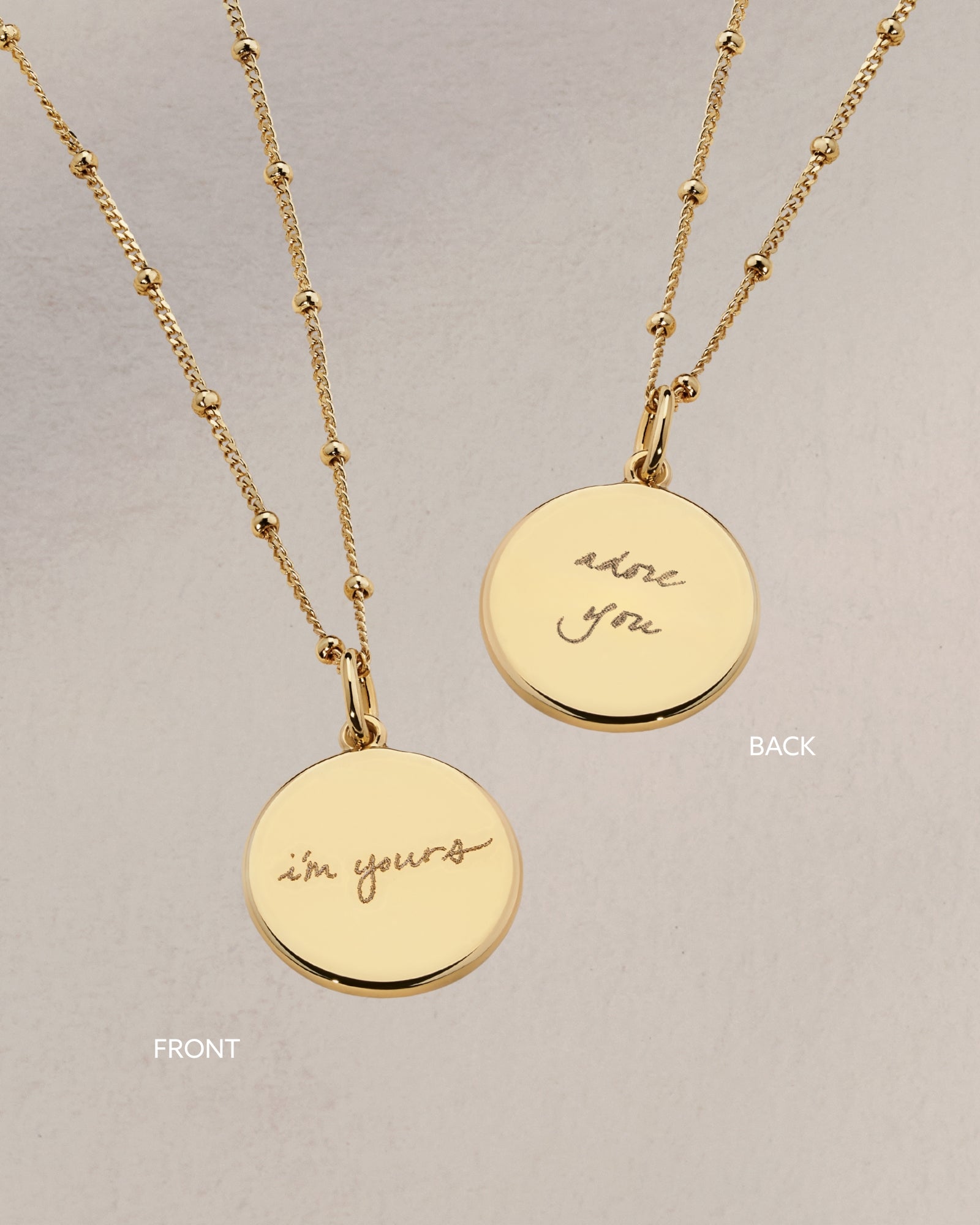Deja Marc The Double Sided Handwriting Necklace – Deja Marc
