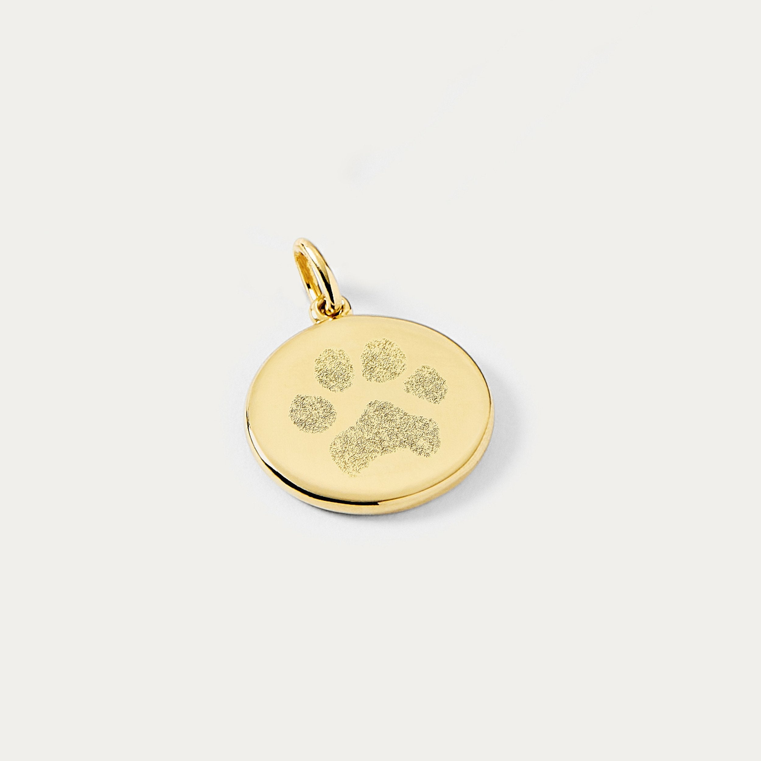 Gold deals paw pendant