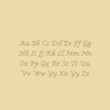 18k Gold Vermeil | Paperclip Chain | Digital Initial