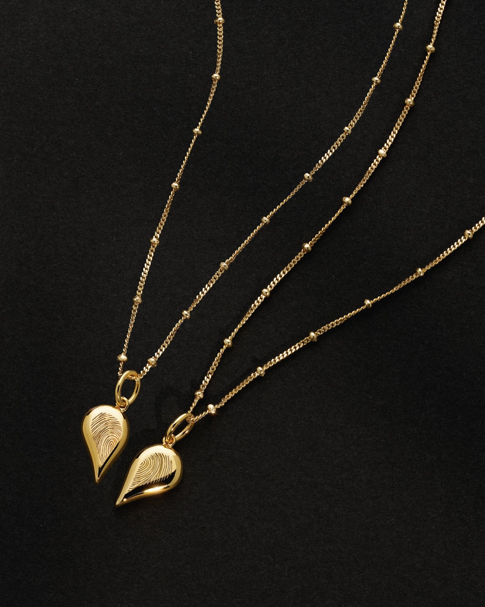 18k Gold Vermeil | Bobble Chain | Fingerprint