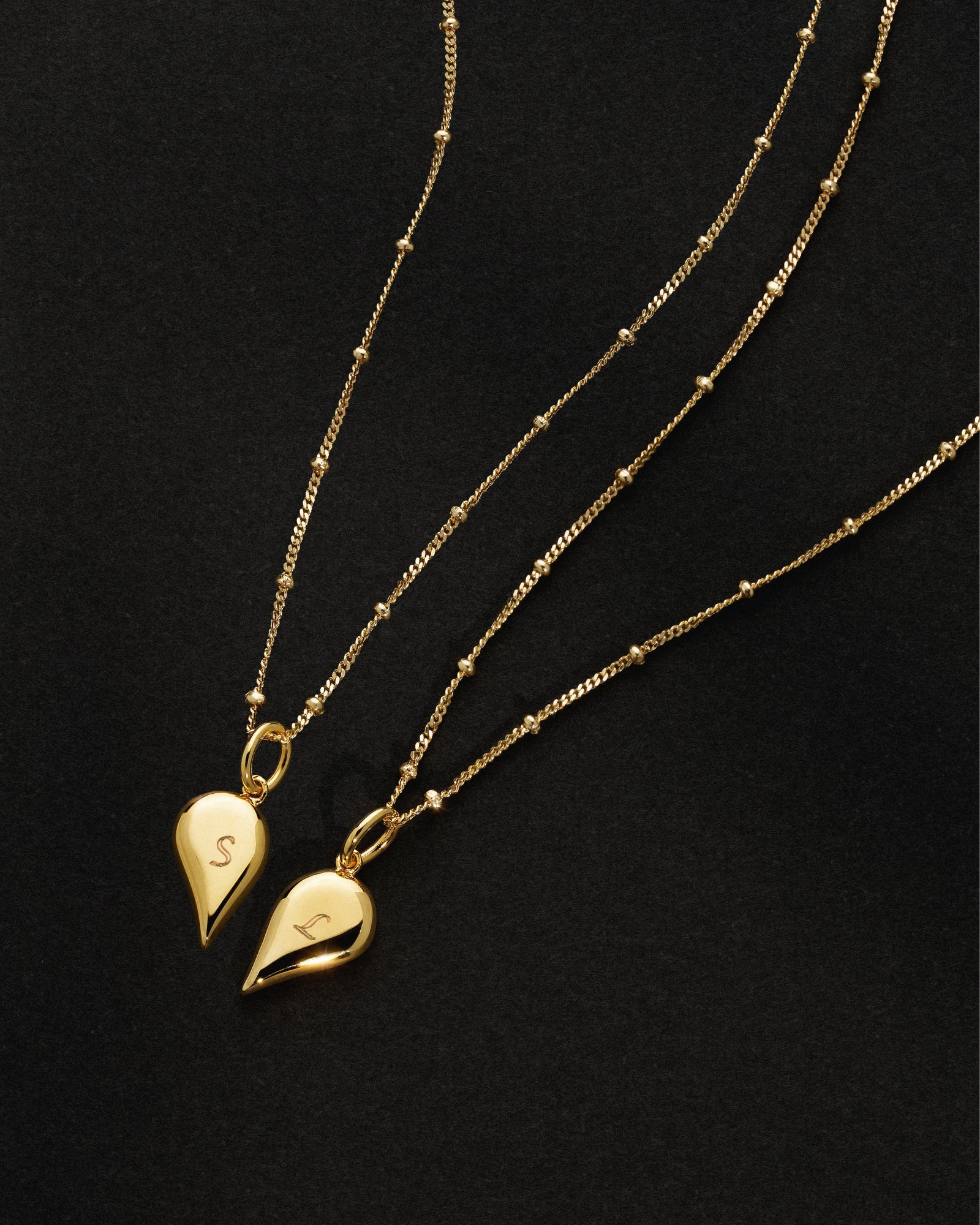 18k Gold Vermeil | Bobble Chain | Digital Initial