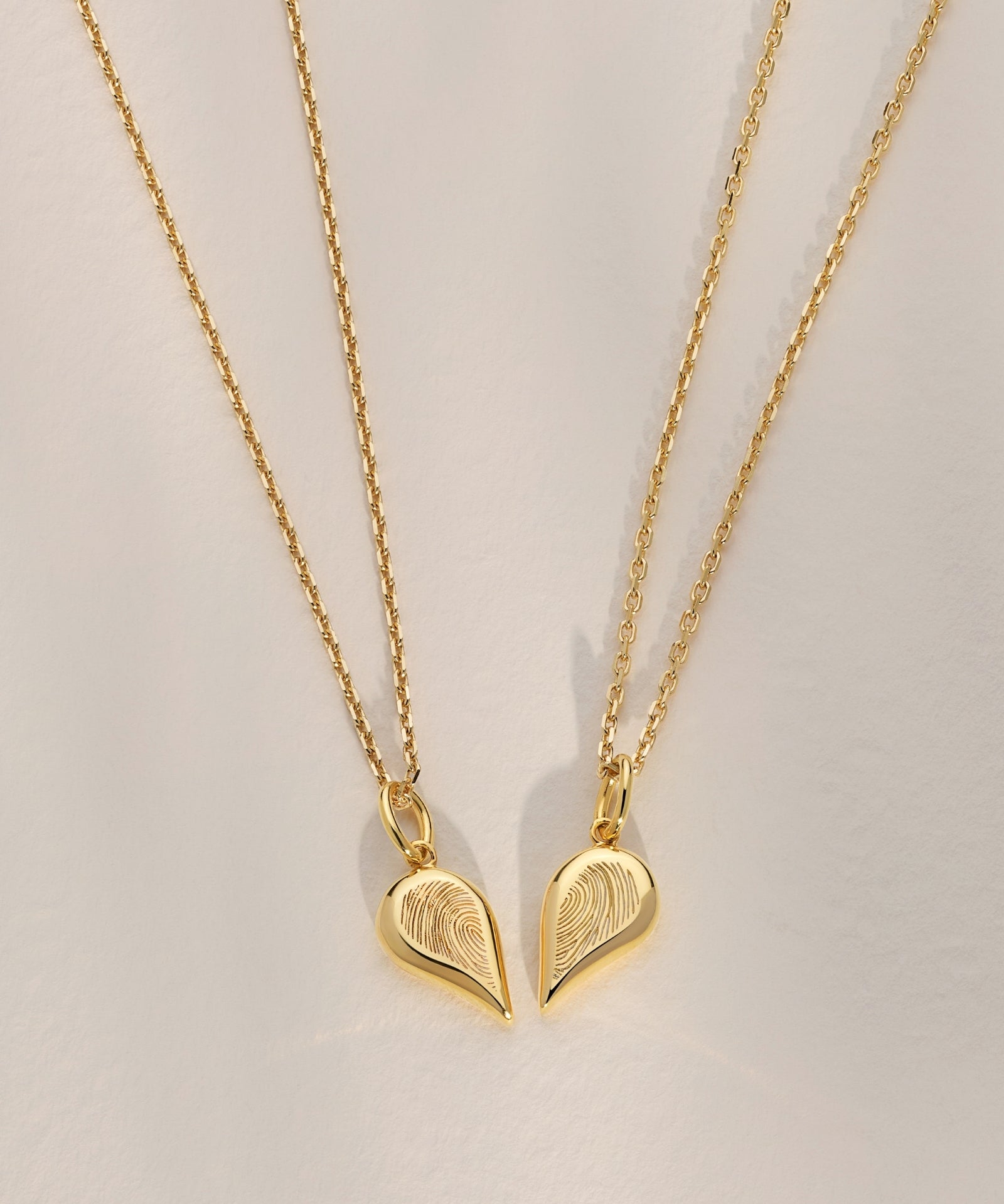 18k Gold Vermeil | Diamond Chain | Fingerprint