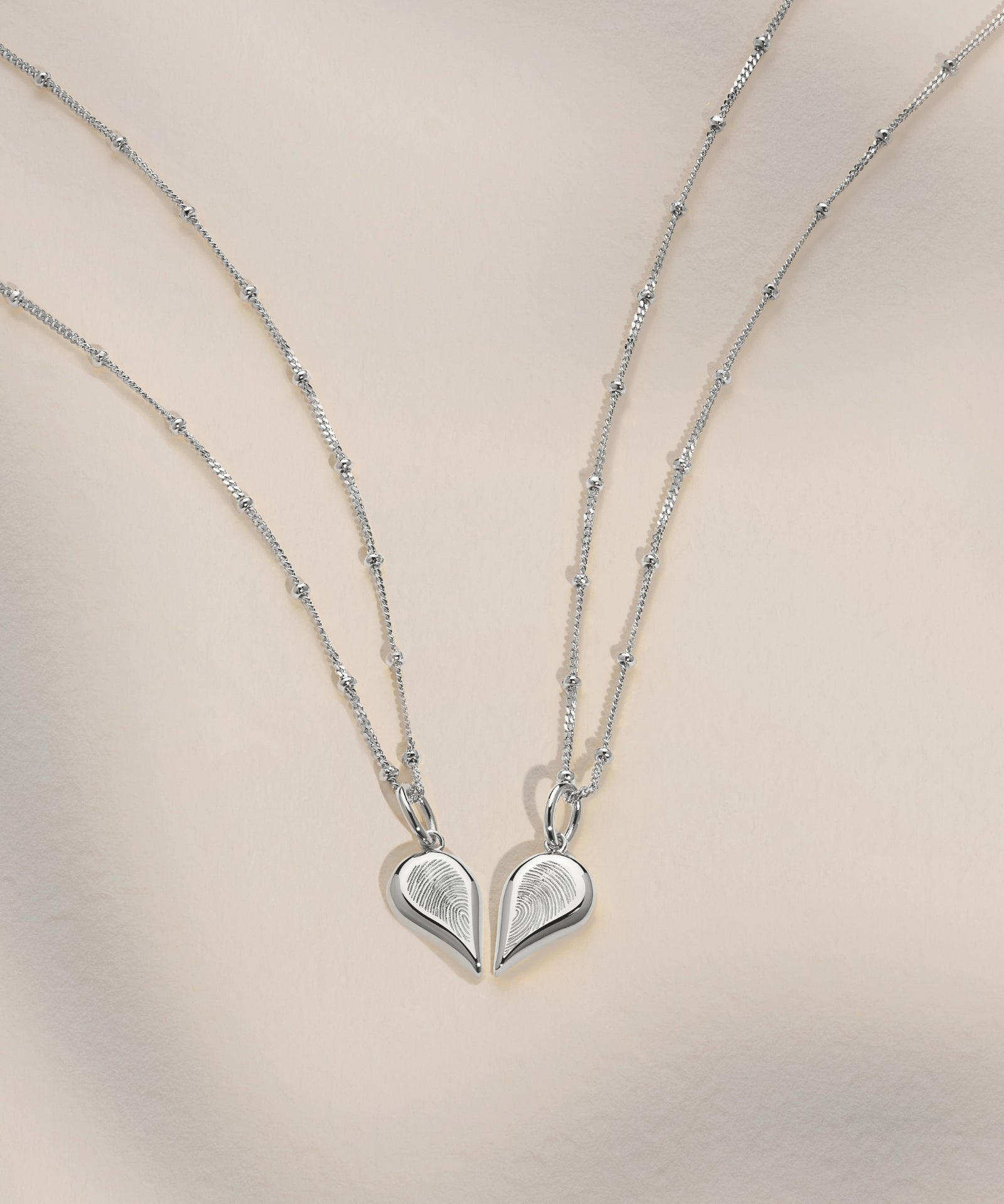 Sterling Silver | Bobble Chain | Fingerprint