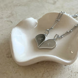Sterling Silver | Bobble Chain | Handwritten Initials
