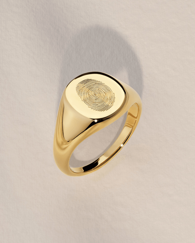 The Classic Fingerprint Signet Ring