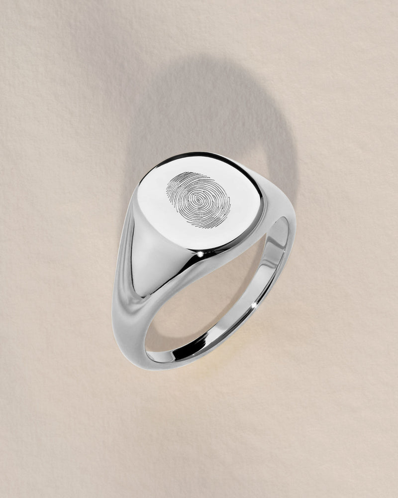 The Classic Fingerprint Signet Ring