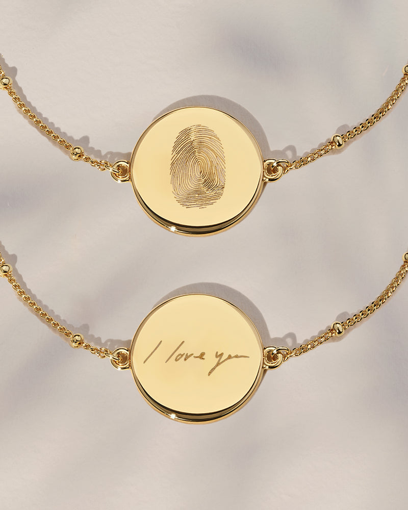 The Fingerprint & Handwriting Bracelet