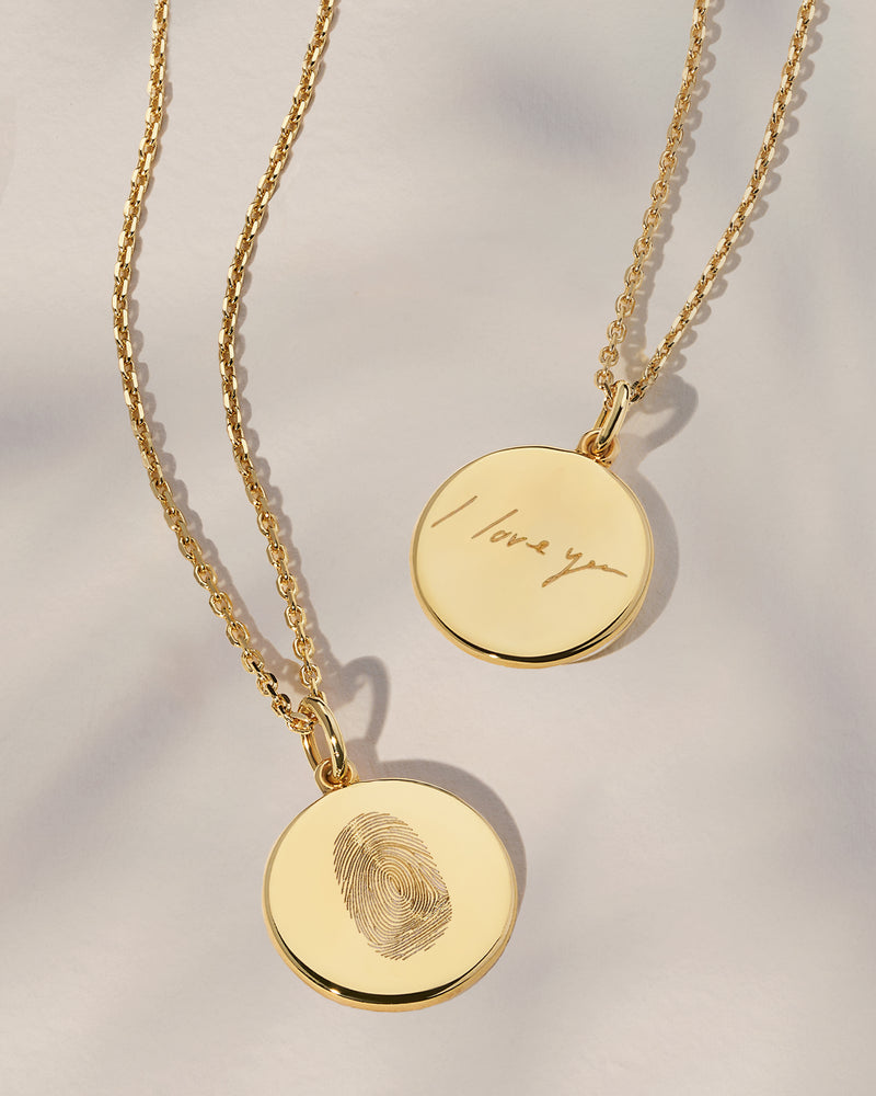 The Fingerprint & Handwriting Necklace