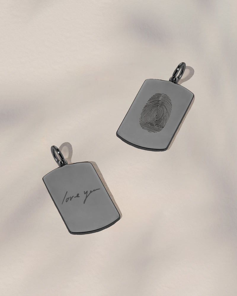 The Fingerprint & Handwriting Tag Pendant