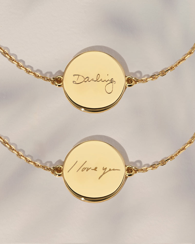 The Double Sided Handwriting Bracelet