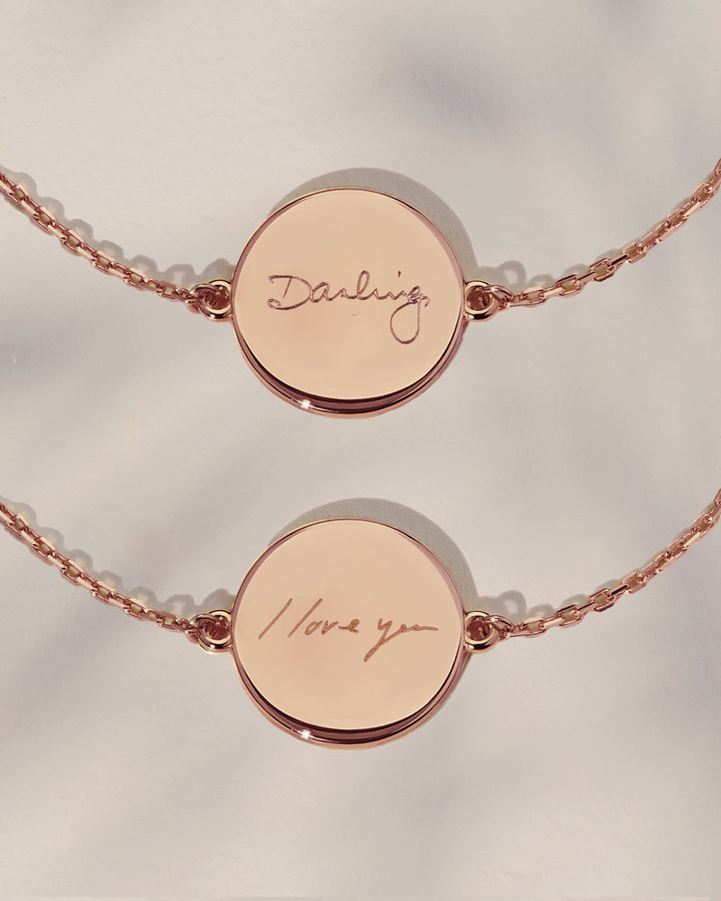 The Double Sided Handwriting Bracelet