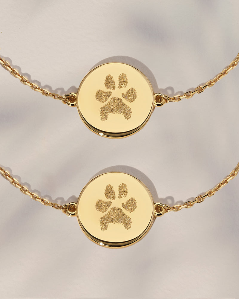 The Double Sided Paw Print Bracelet