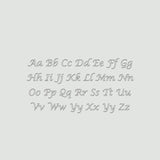 Sterling Silver | Diamond Chain | Digital Initial