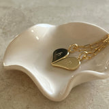 18k Gold | Paperclip Chain | Handwritten Initial