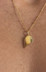 18k Gold | Bobble Chain | Handwritten Initial
