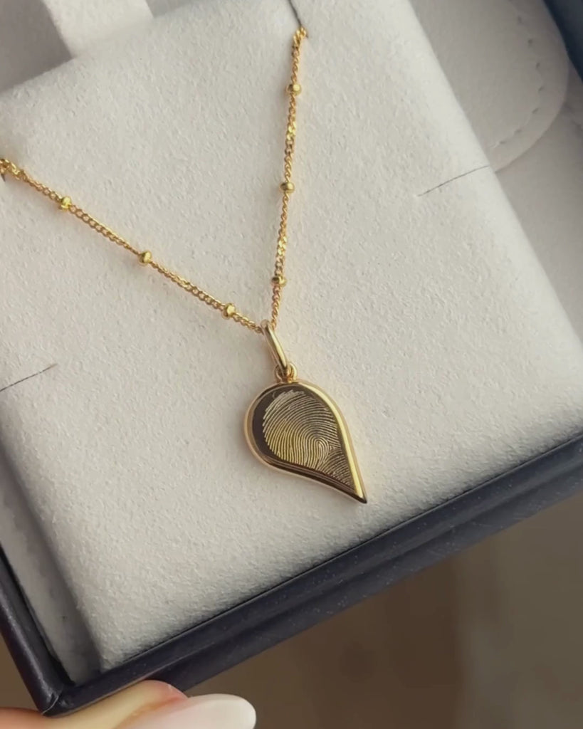 18k Gold | Bobble Chain | Fingerprint