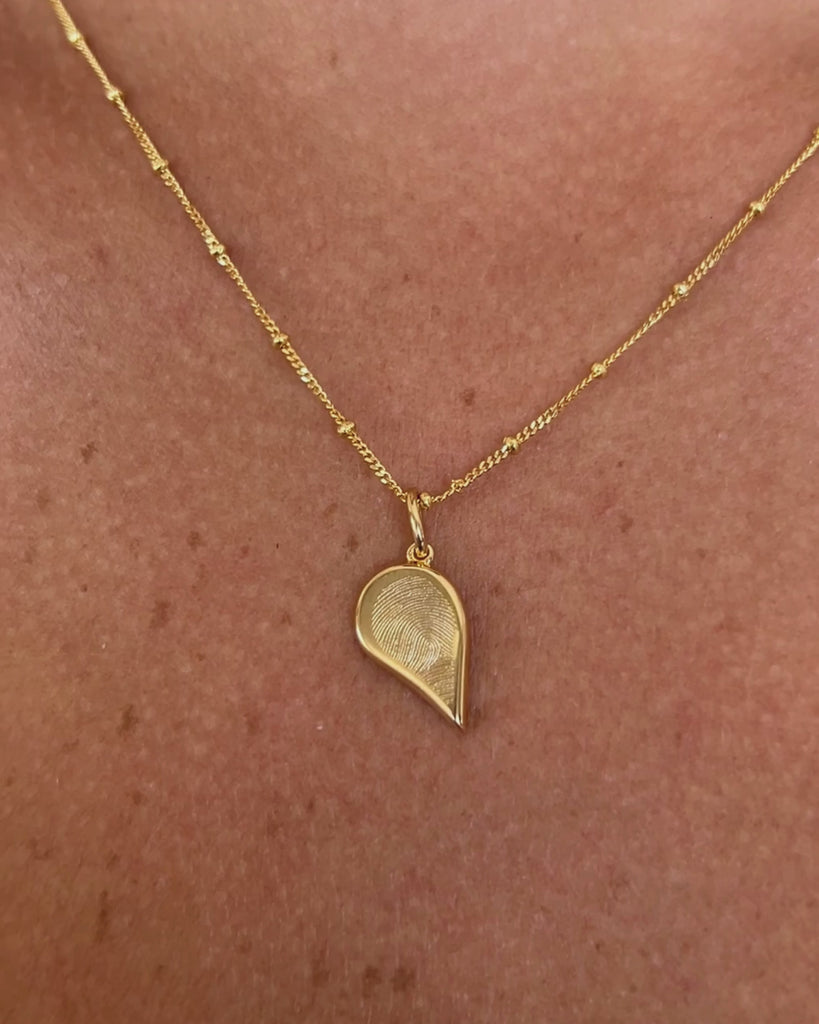 18k Gold | Bobble Chain | Fingerprint