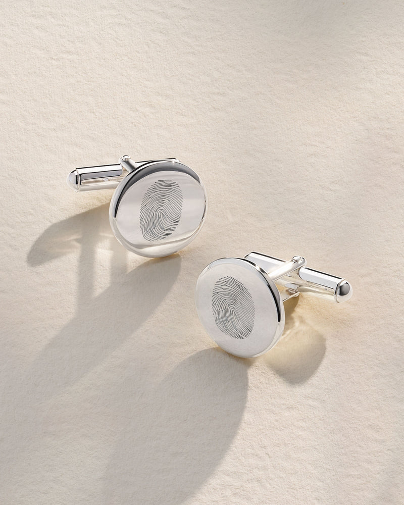 The Classic Fingerprint Cufflinks