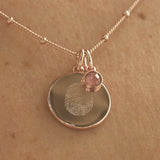 The Classic Fingerprint Necklace | Bobble Chain - Deja Marc Australia HQ