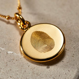 The Double Sided Fingerprint Necklace | Bobble Chain - Deja Marc Australia HQ