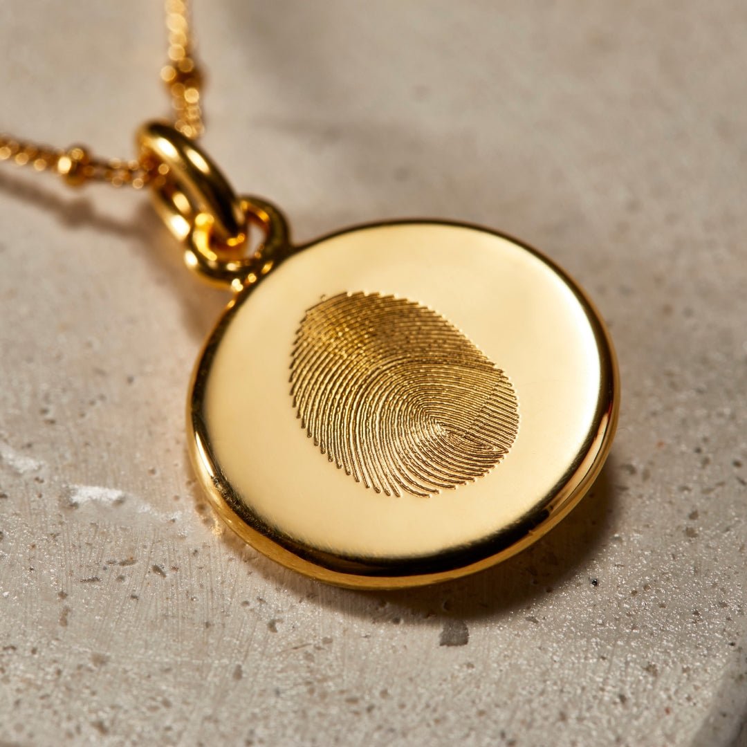 【値下可】doublet FINGER NECKLACE The Double Sided Fingerprint Necklace | Bobble Chain