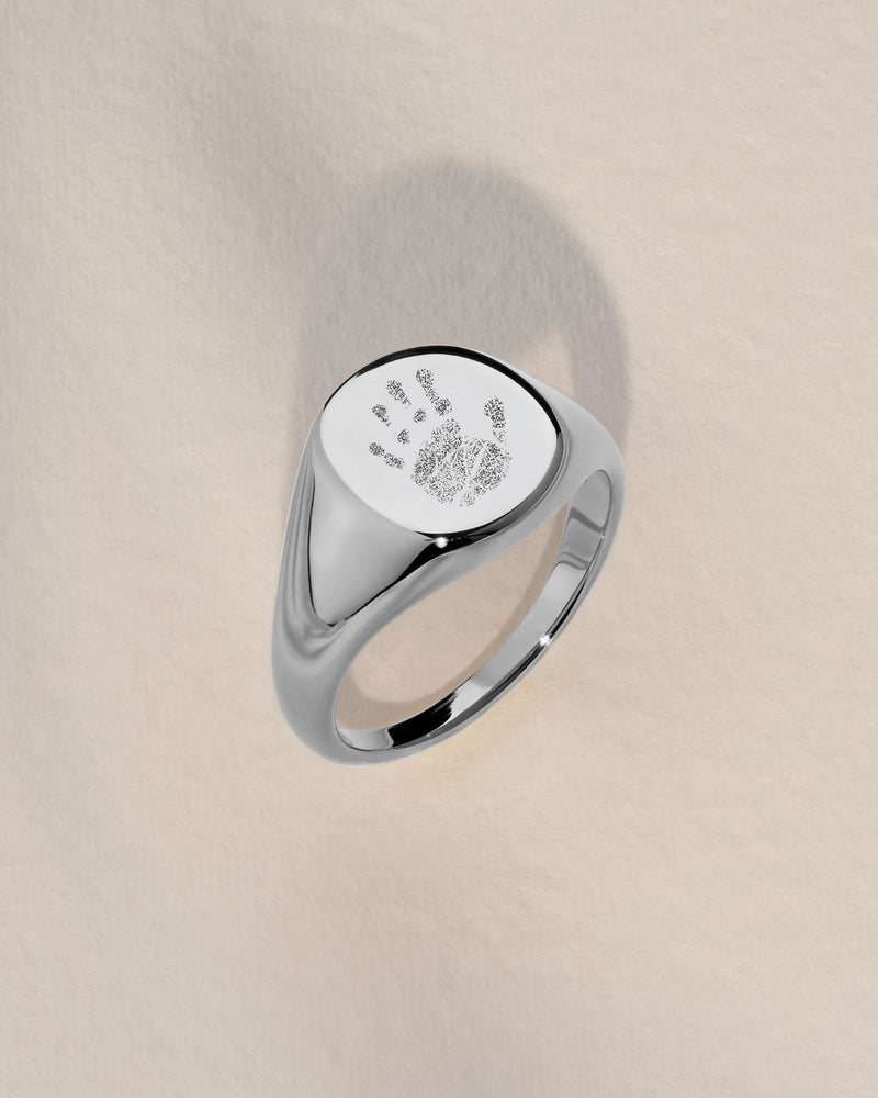 The Handprint Signet Ring