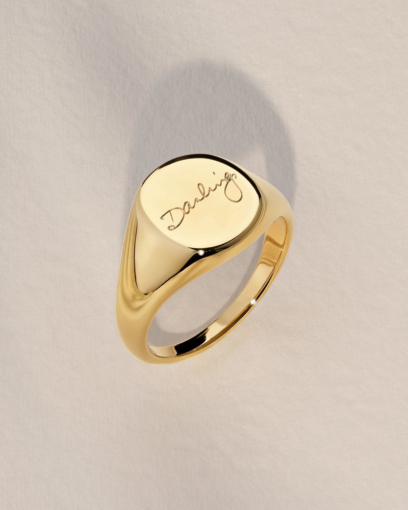 The Handwriting Signet Ring