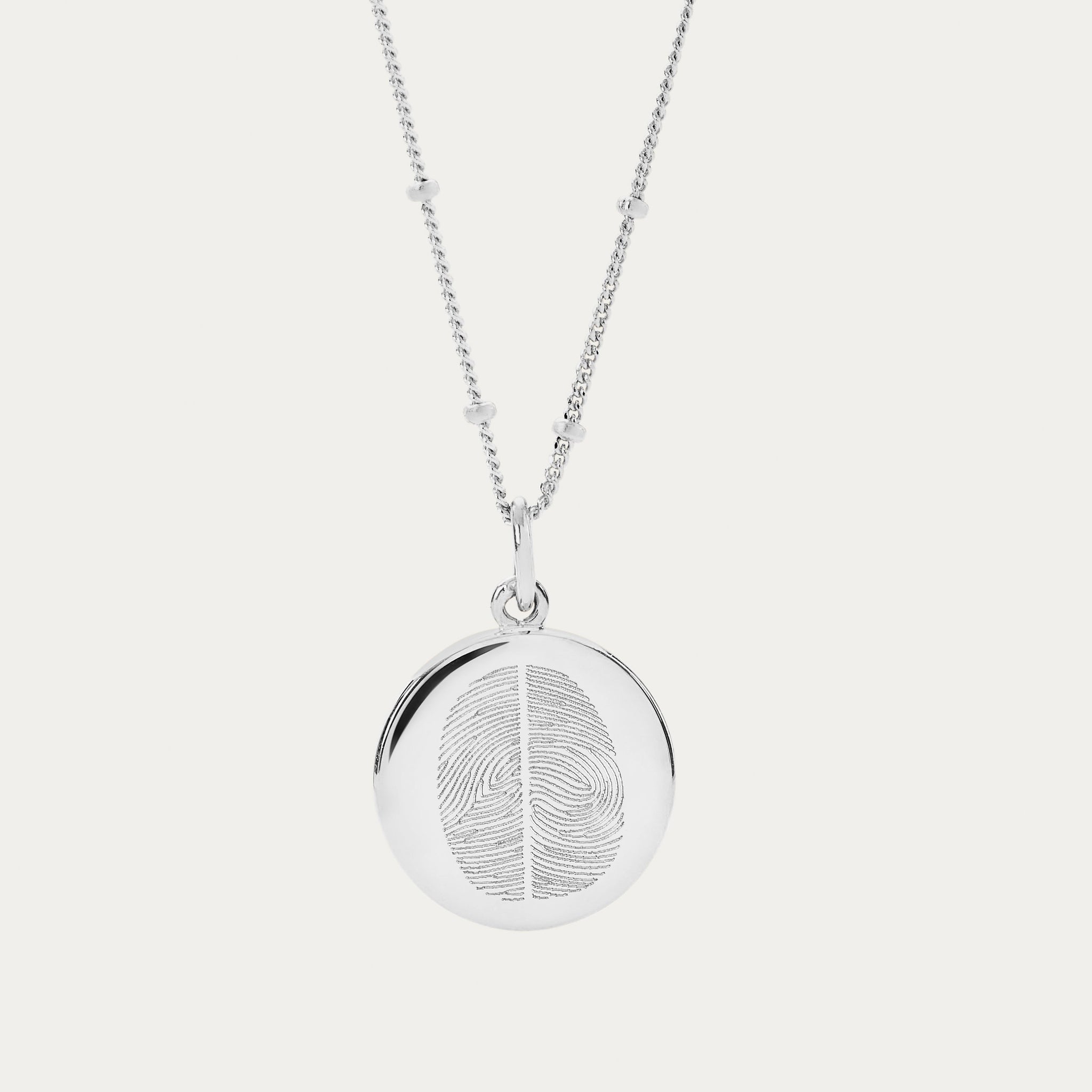 【値下可】doublet FINGER NECKLACE The Double Sided Fingerprint Necklace | Bobble Chain