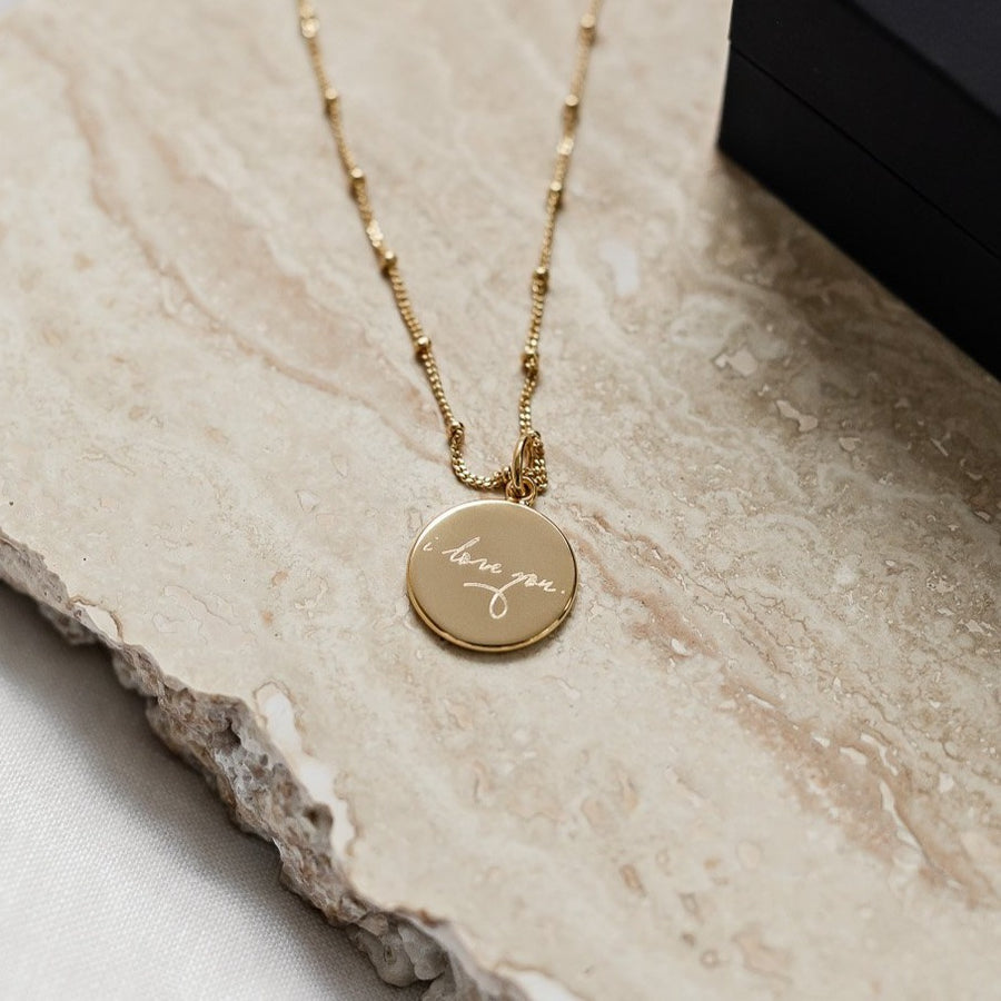 The Handwriting Necklace | Bobble Chain